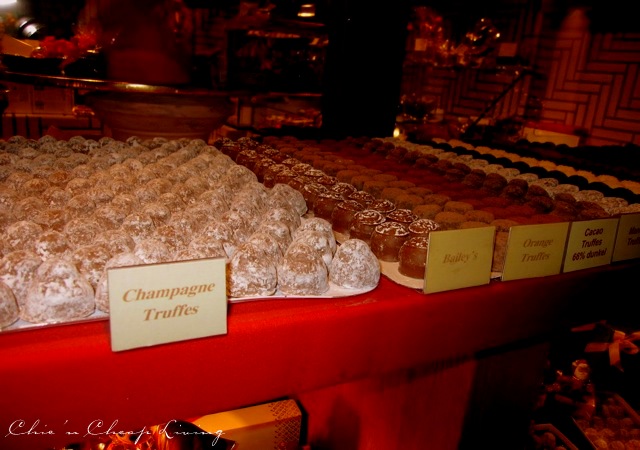 Zurich champagne truffles at Christmas - by Chic n Cheap Living