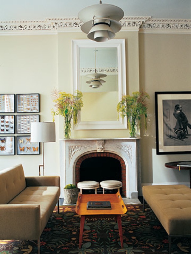 molding living room on Martha Stewart - saved by Chic n Cheap Living
