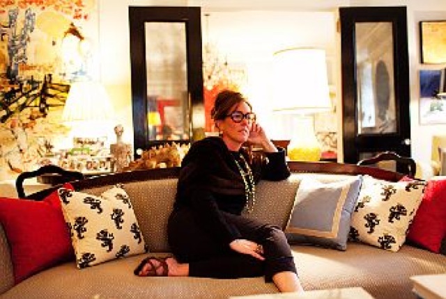 Kate Spade on couch photography by The Selby - saved by Chic n Cheap Living