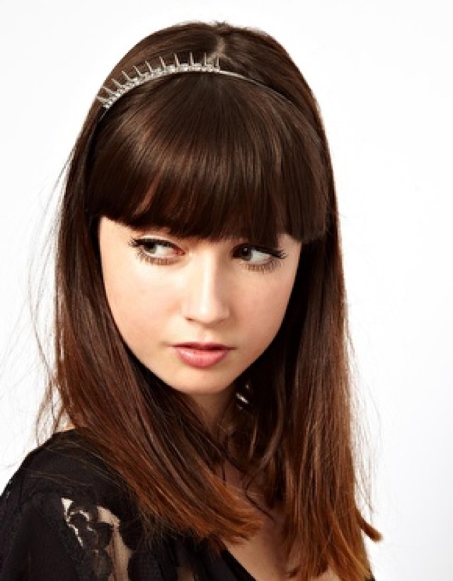 ASOS Crystal spike tiara headband