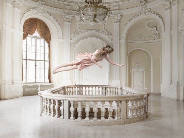 Floating-Photography pink dress by Bence Bakonyi - saved by Chic n Cheap Living