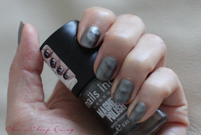 Nails Inc Wave Metallic polish in Trafalgar Square with bottle- by Chic n Cheap Living