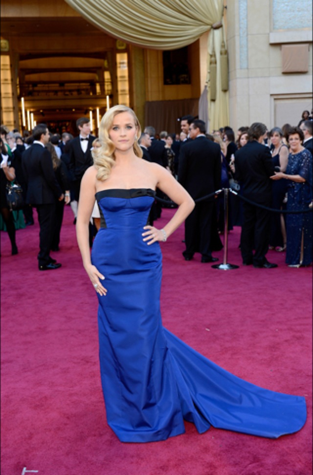 Reese Witherspoon for Louis Vuitton for Oscars 2013 - saved by Chic n Cheap Living