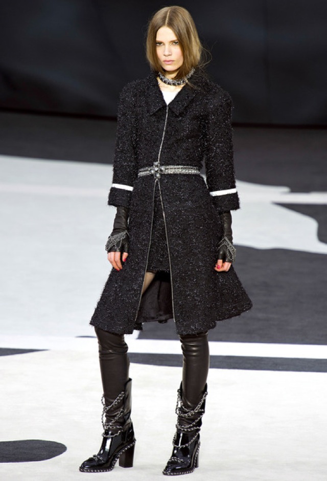 Chanel fall 2013 RTW glitter long coat - saved by Chic n Cheap Living - little luxury list