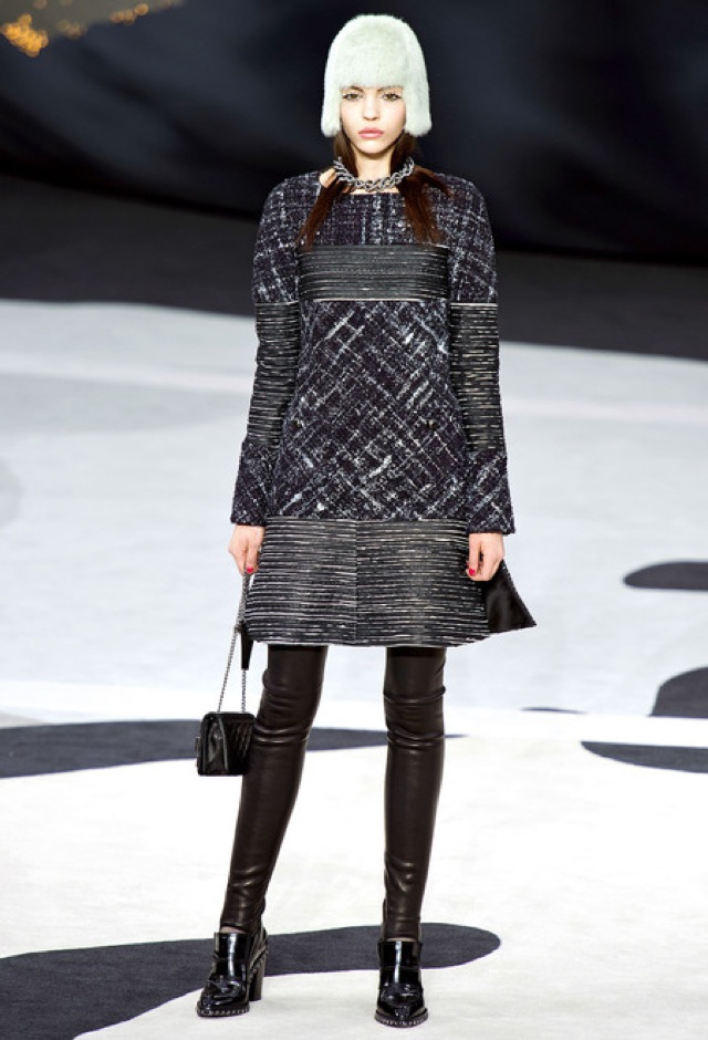 Chanel fall 2013 RTW glitter tweed dress - saved by Chic n Cheap Living