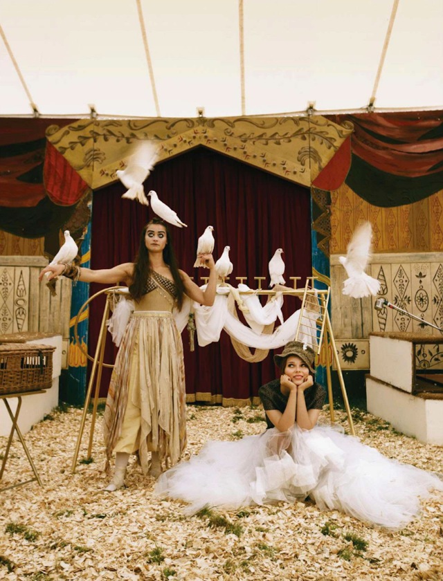 Circus and birds Rollup in Marie Claire Australia Jan 2013 - saved by Chic n Cheap Living