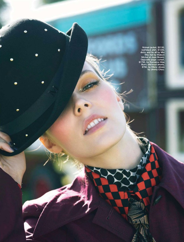 Circus and top hat Marie Claire Australia Jan 2013 - saved by Chic n Cheap Living