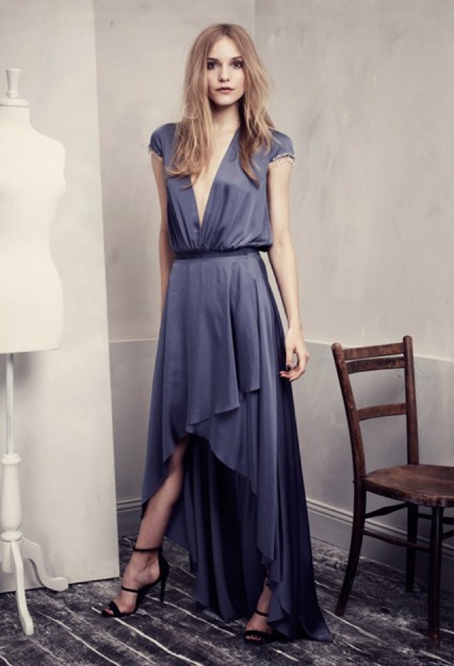 HM Conscious Partywear collection blue dress- saved by Chic n Cheap Living