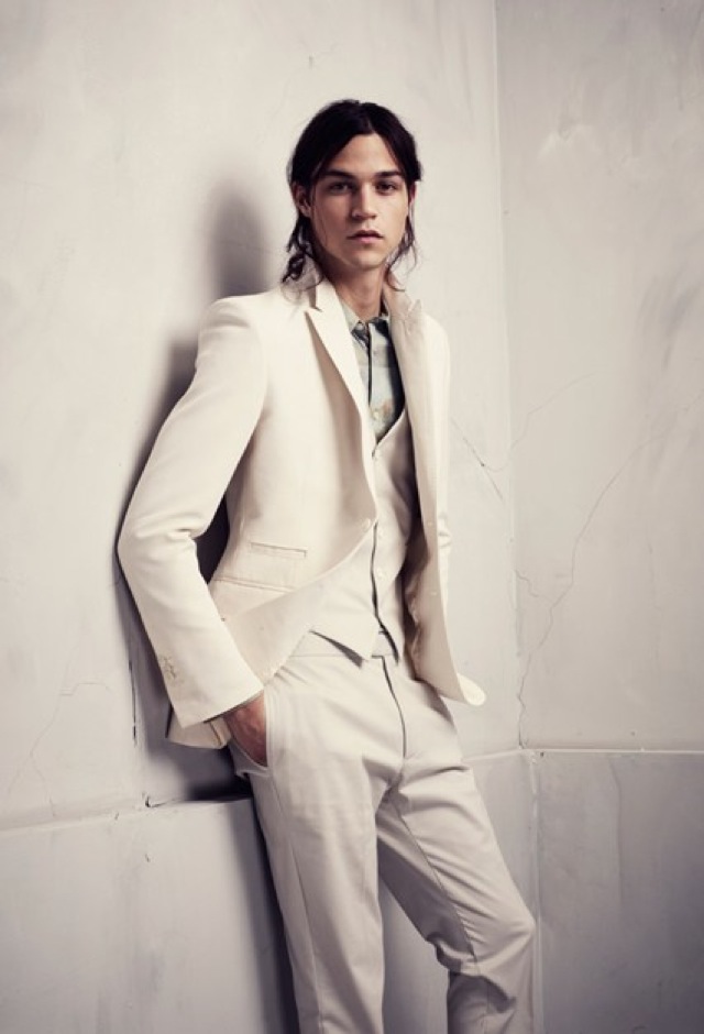HM Conscious Partywear collection men white suit- saved by Chic n Cheap Living
