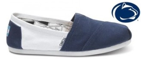 Toms Penn State campus classics shoes - saved by Chic n Cheap Living
