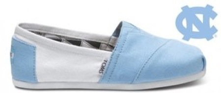 Toms UNC campus classics shoes - saved by Chic n Cheap Living