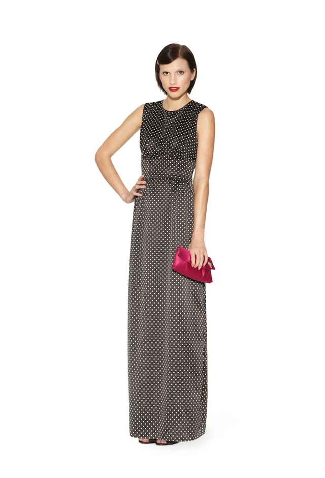 kate_young_for_target_look open back polka dot dress - saved by Chic n Cheap Living