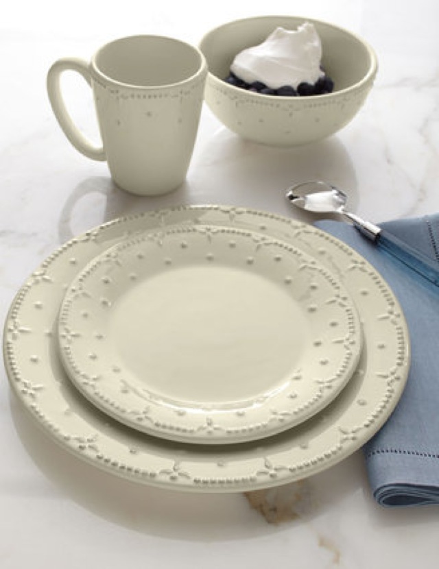 Horchow Now Genevieve dinnerware service - saved by Chic n Cheap Living