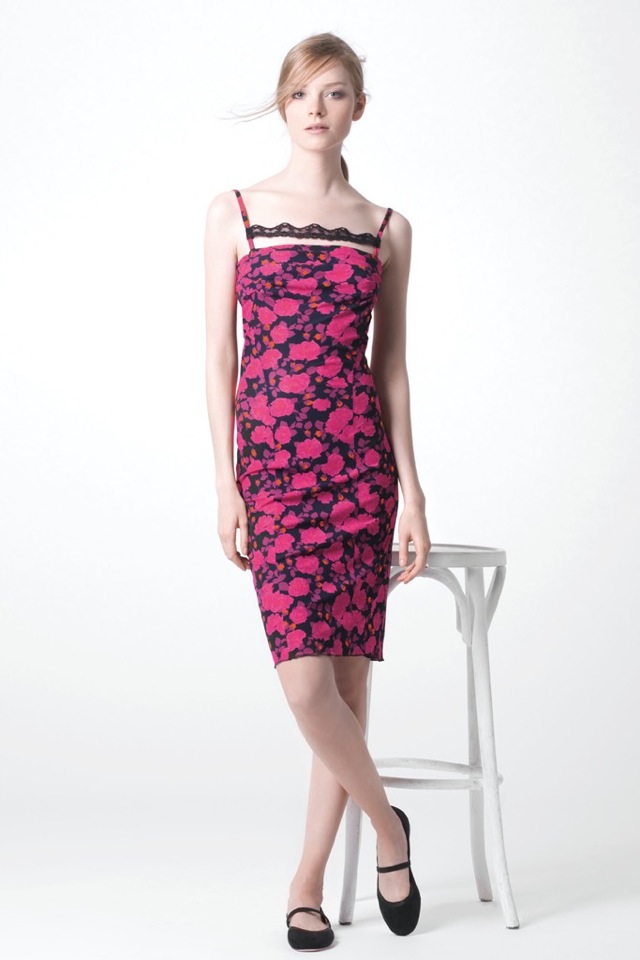 Nina Ricci Les Envies Spring 2014 pink floral dress - saved by Chic n Cheap Living
