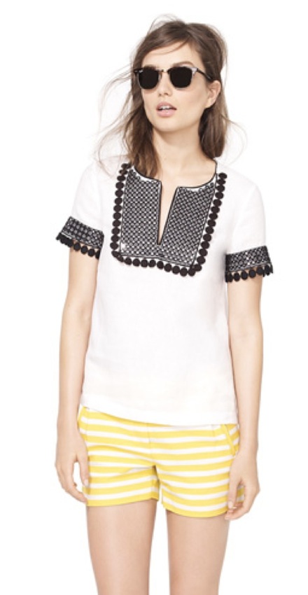 J. Crew Collection pom pom top - saved by Chic n Cheap Living