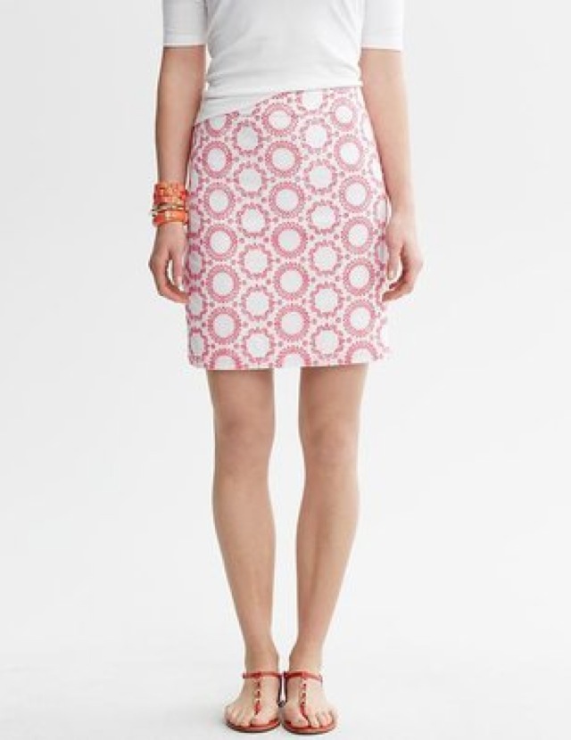 Milly Banana Republic circle embroidered skirt - saved by Chic n Cheap Living