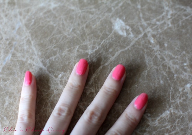Watermelon manicure just pink by Chic n Cheap Living