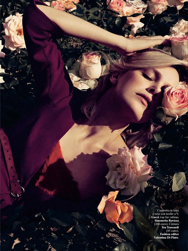 Girls & Roses Glamour Italia August 2013 Gucci top - saved by Chic n Cheap Living