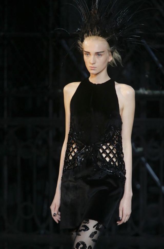 Louis Vuitton minidress Paris Fashion Week SS 2014 on Vogue.com - saved by Chic n Cheap Living