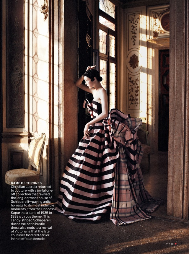Princess Vogue 2013 Christian Lacroix gown - saved by Chic n Cheap Living