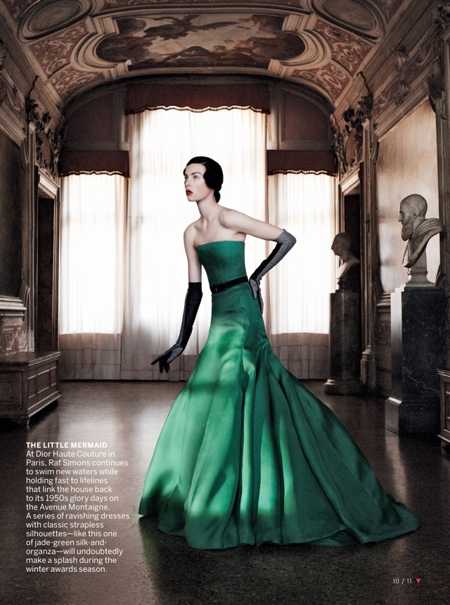 Princess Vogue 2013 Dior Haute Couture gown - saved by Chic n Cheap Living