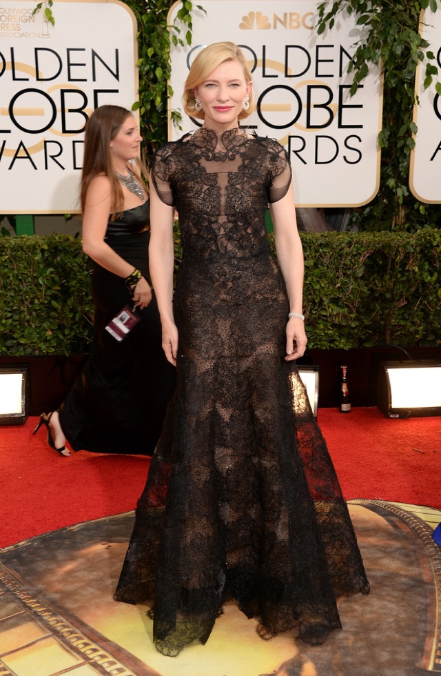 Golden Globes 2014 Cate Blanchett in Armani Prive - saved by Chic n Cheap Living