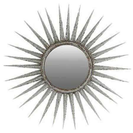 Alma silver mirror - saved by Chic n Cheap Living