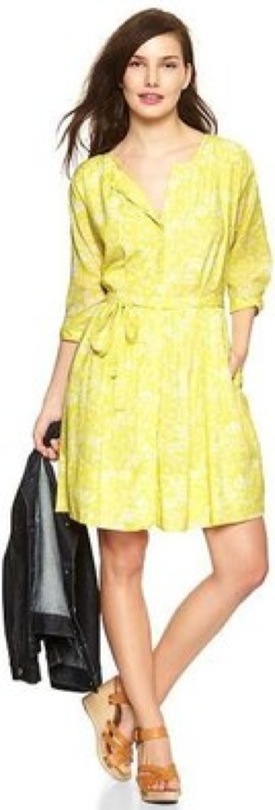 Gap floral flared shirtdress - saved by Chic n Cheap Living
