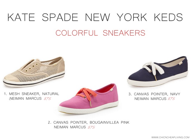 Kate Spade New York Keds colorful sneakers by Chic n Cheap Living