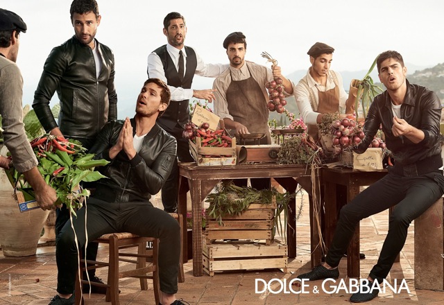 Dolce and Gabbana Spring Summer 2014 by Domenico Dolce with vegetables - saved by Chic n Cheap Living