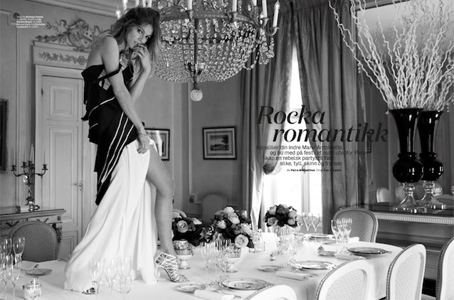 Decadent masha-novoselova chandelier for Elle Norway May 2014