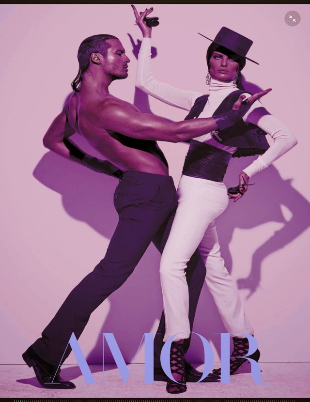 Dance amor Vogue Italia Isabeli Fontana shot by Steven Meisel