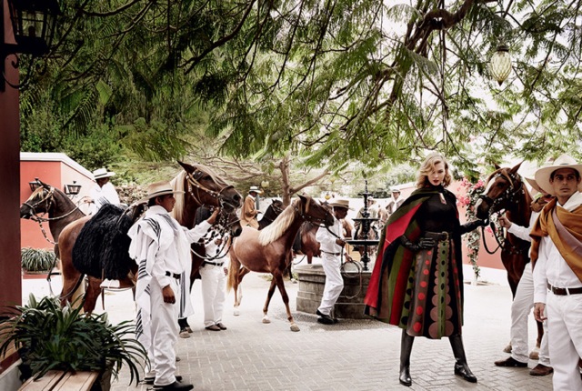 Horses group Karlie Kloss in Vogue September 2014