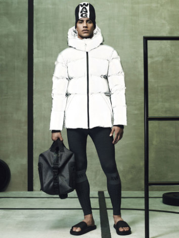 Alexander Wang H&M white coat