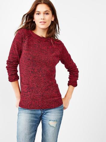 Gap Marled Raglan sweater