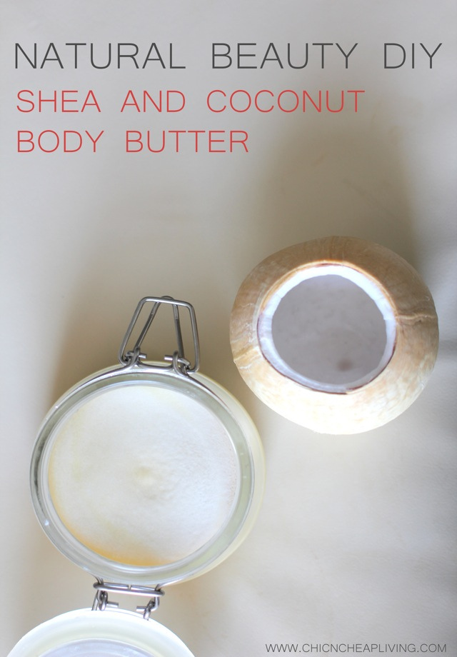 Shea and coconut oil body butter