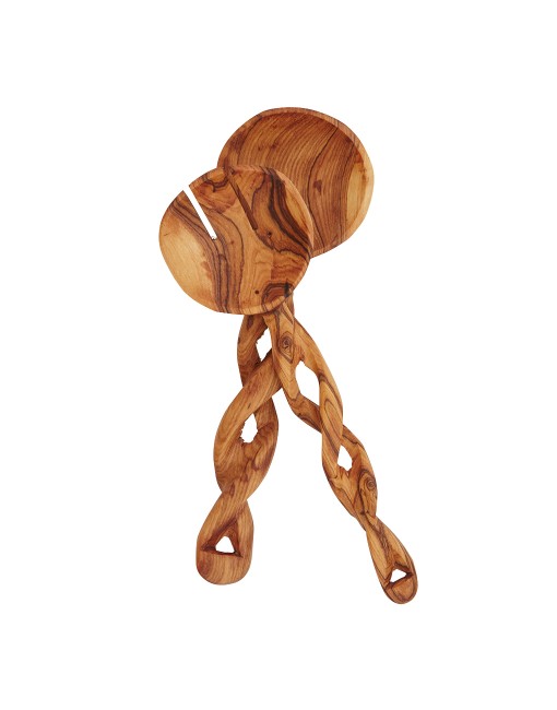 Olive Wood Small-Twisted-Servers-The-Little-Market