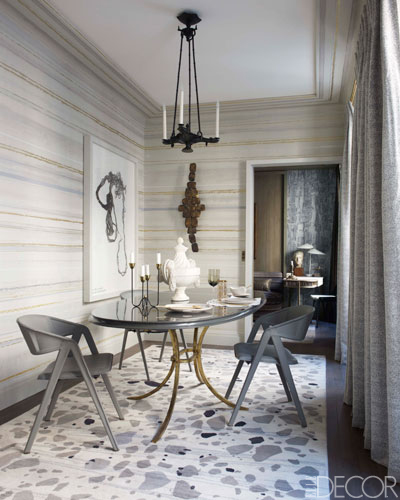 Gray and Gold ELLE-Decor-Jean-Louis-Deniot-Home-photographed by Simon Upton - saved by little luxury list