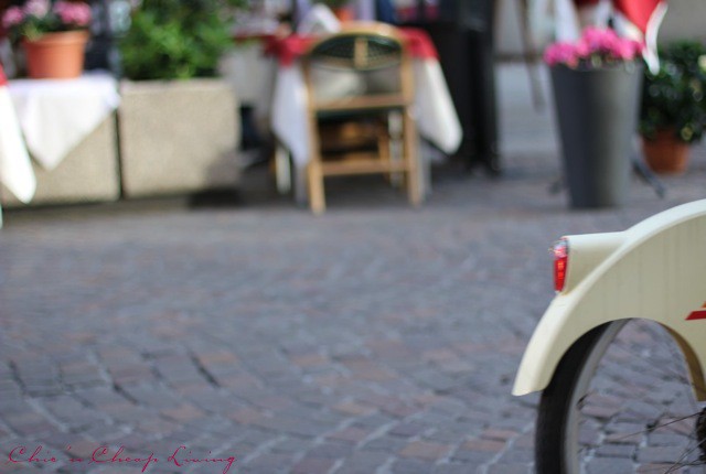 Milan back of bike by little luxury list