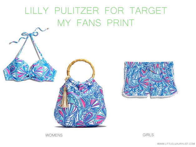 Lilly Pulitzer for Target Sea my fans print