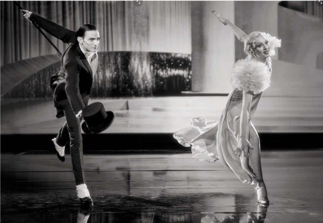 Dance finale Karen Elson and Christopher Niquet shot by Steven Meisel for Vogue Italia April 2015