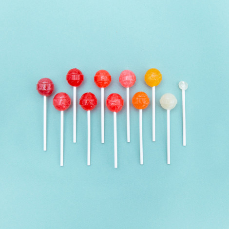 Colorful objects lollipops by Emily blincoe