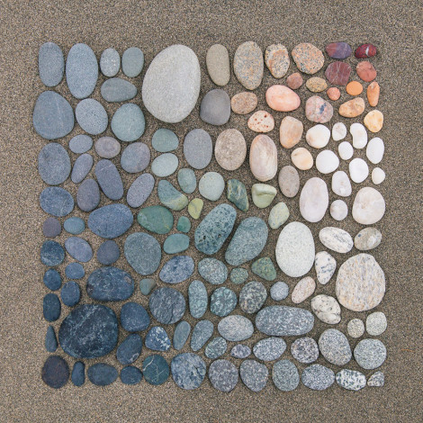 Colorful objects stones by Emily blincoe