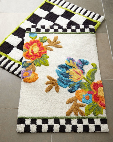 MacKenzie-Childs flower market bath mat