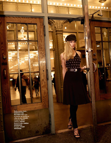 NYC Elle Germany June 2015 Marloes Horst By Arthur Elgort in Givenchy top