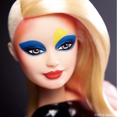 Barbie Pat McGrath blue eyeshadow look