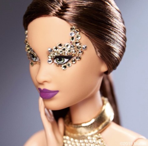 Barbie Pat McGrath with swarovski crystals