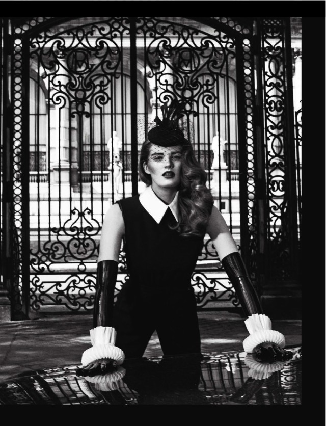 Alexina Graham Film Noir Glamour Italia black fascinator