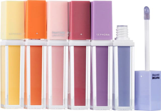Sephora + Pantone Universe modern watercolors lipstick set