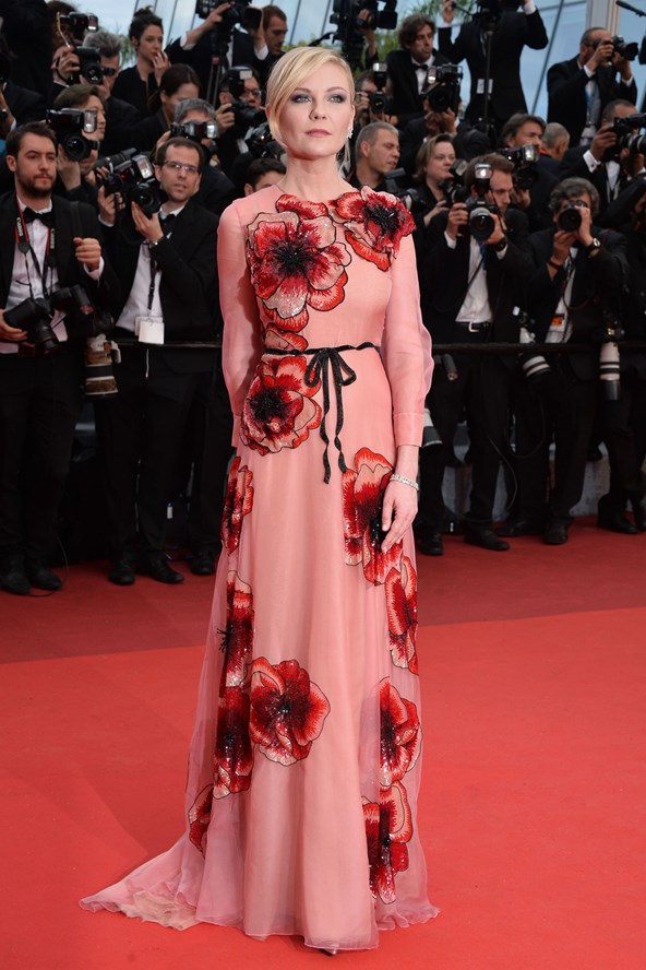 Cannes Film Festival 2016 Kirsten Dunst Best Dressed floral Gucci Gown